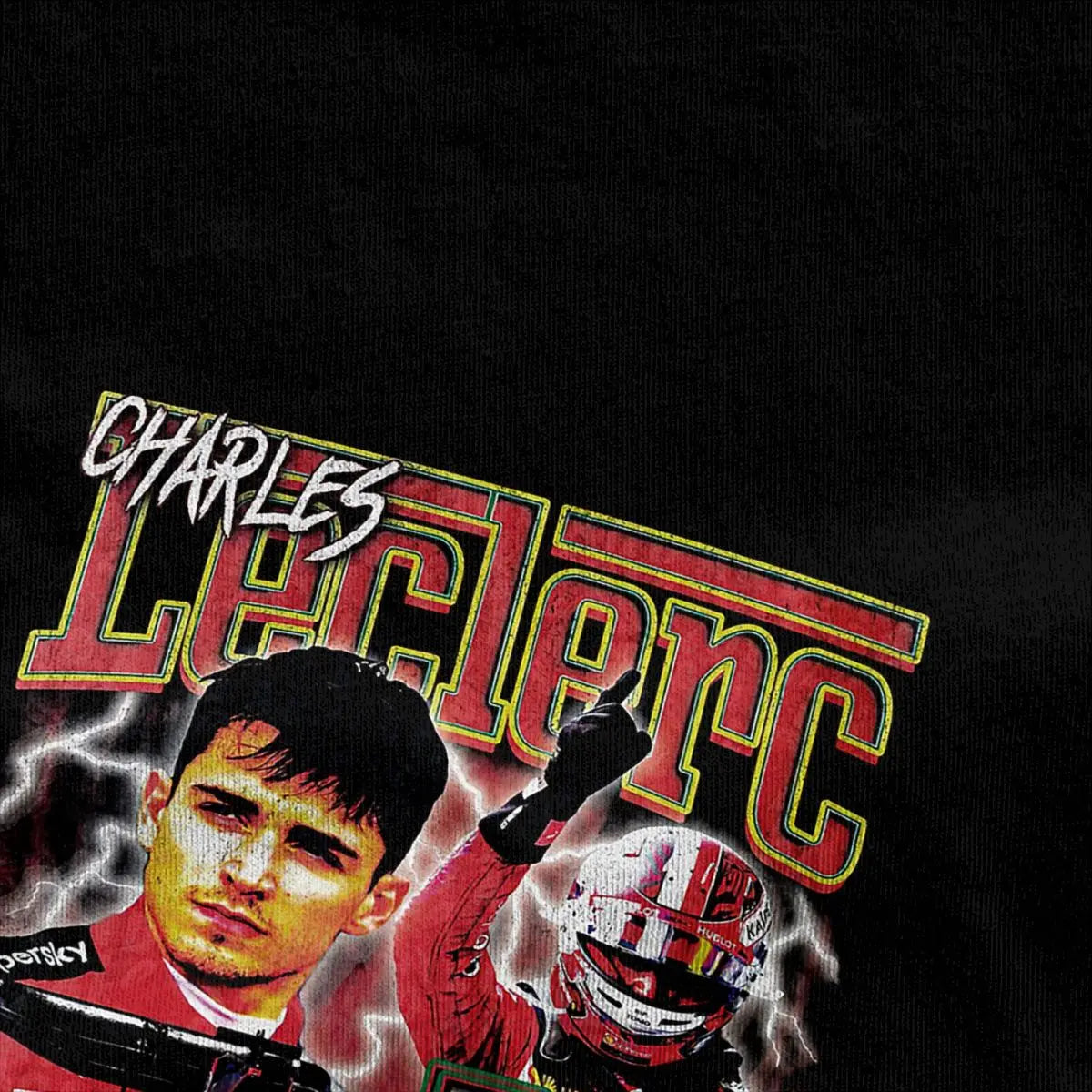 Charles Leclerc F1 90s Vintage T-Shirt