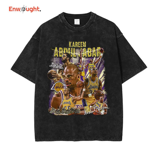 Kareem Adbul Jabbar 90s Style Vintage T-Shirt