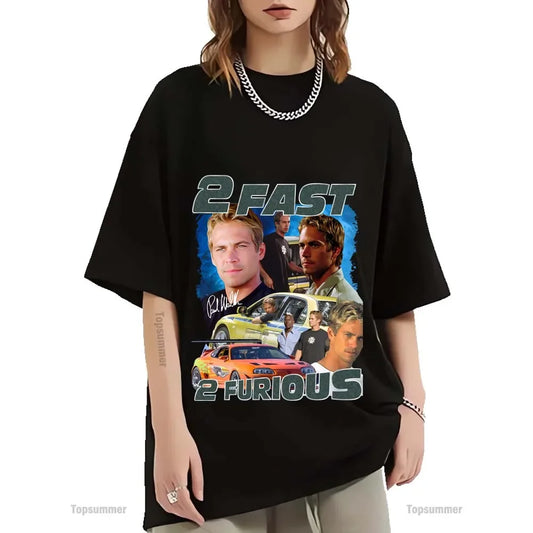 2 Fast 2 Furious Vintage Style T-Shirt
