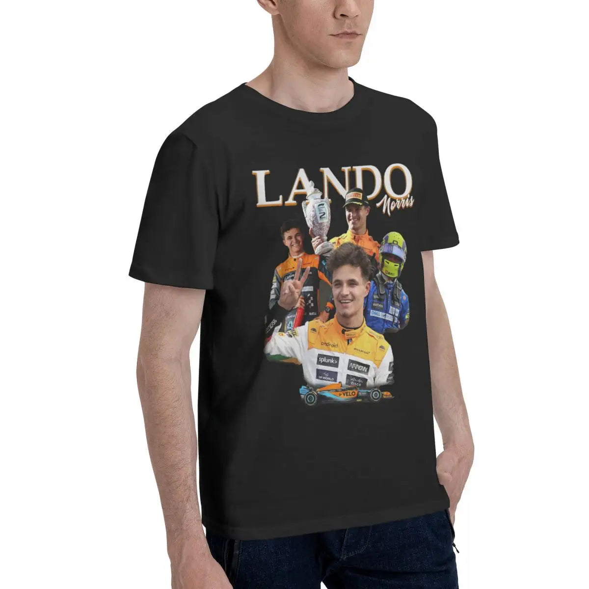 Lando Norris F1 90s Vintage T-Shirt