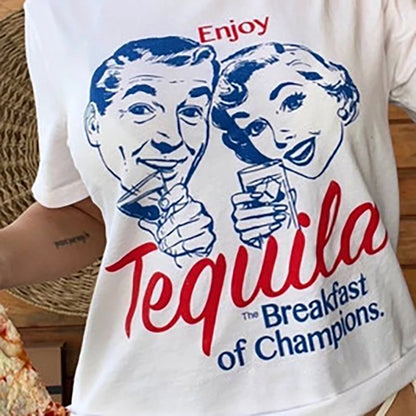 Enjoy Tequila Print - Brunch Tee