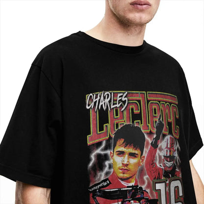 Charles Leclerc F1 90s Vintage T-Shirt