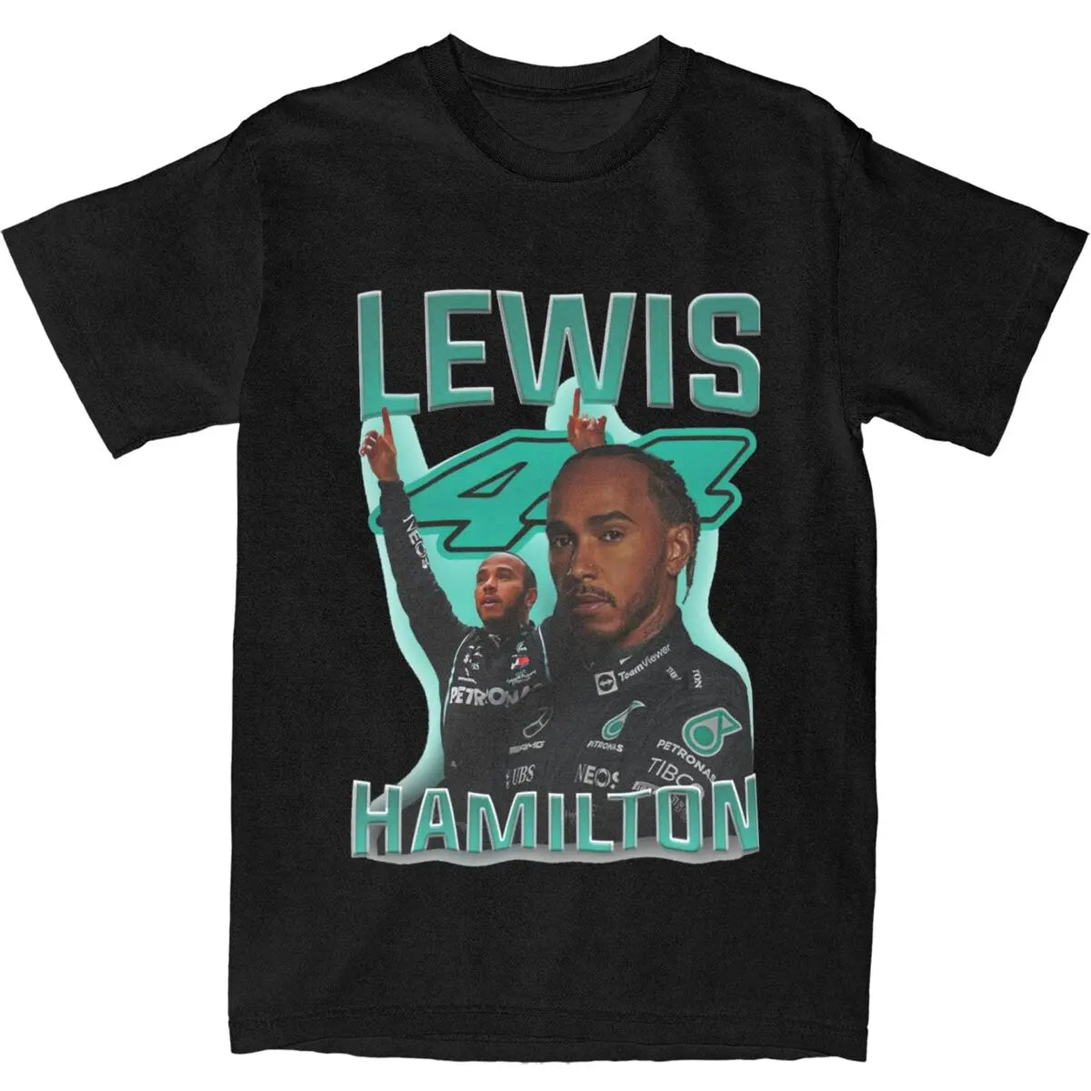 Lewis Hamilton 44 F1 90s Vintage T-Shirt