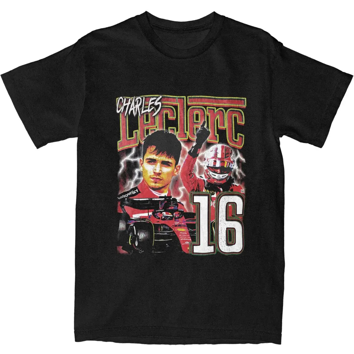 Charles Leclerc F1 90s Vintage T-Shirt