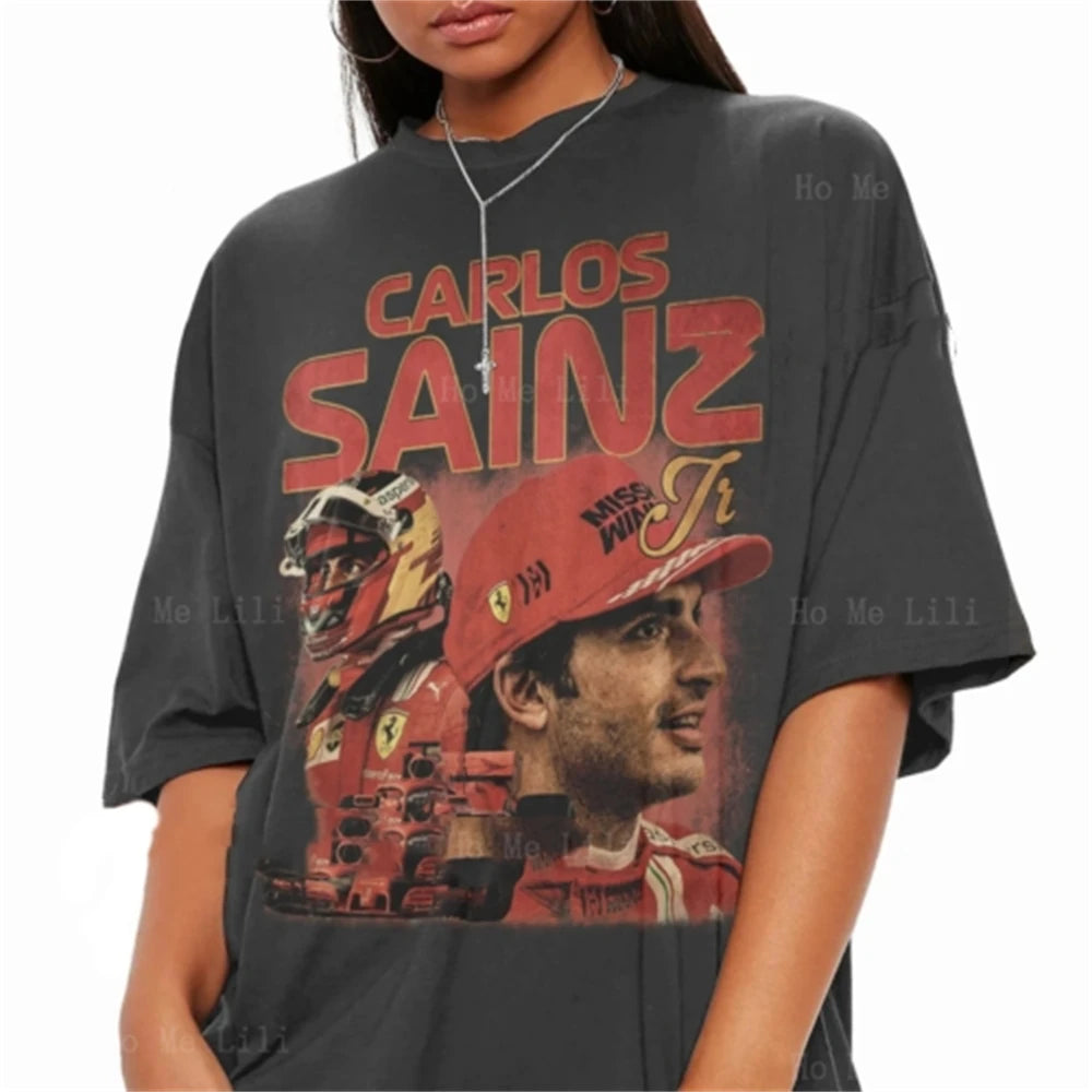Carlos Sainz F1 90s Vintage T-Shirt
