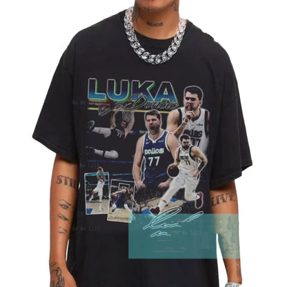 Luka Doncic Vintage 90s Style T-Shirt