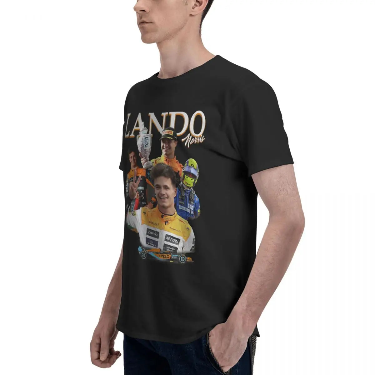 Lando Norris F1 90s Vintage T-Shirt