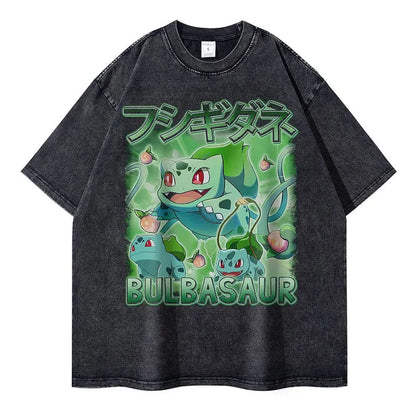 Bulbasaur Pokemon 90's Vintage Style  T-shirt