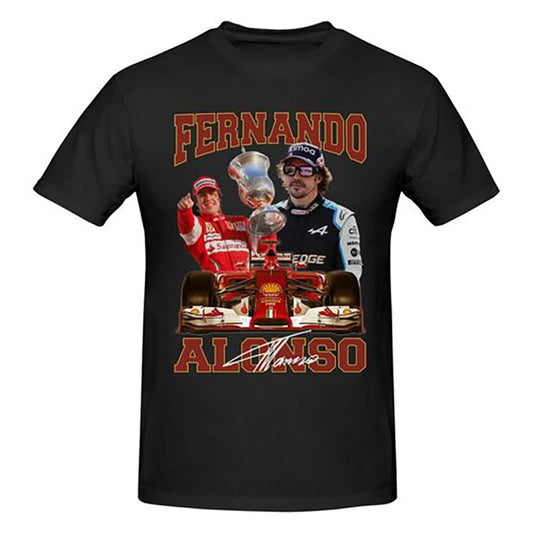 Fernando Alonso Racing 90s F1 T-Shirt