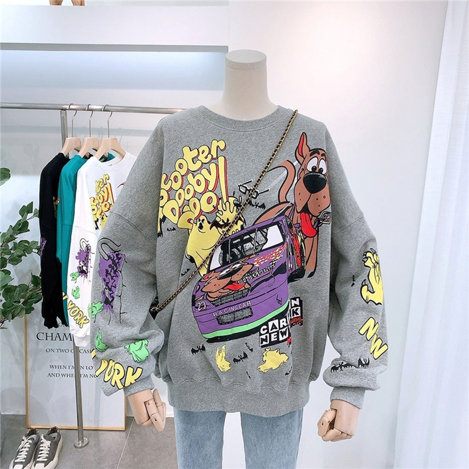 Oversized Scooby Doo Sweatshirt - 34 Threads