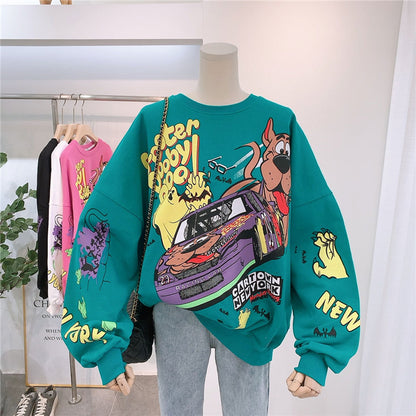 Oversized Scooby Doo Sweatshirt - 34 Threads