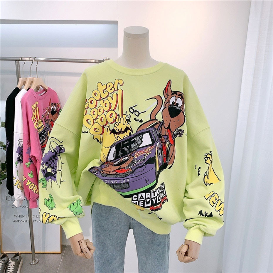 Oversized Scooby Doo Sweatshirt - 34 Threads