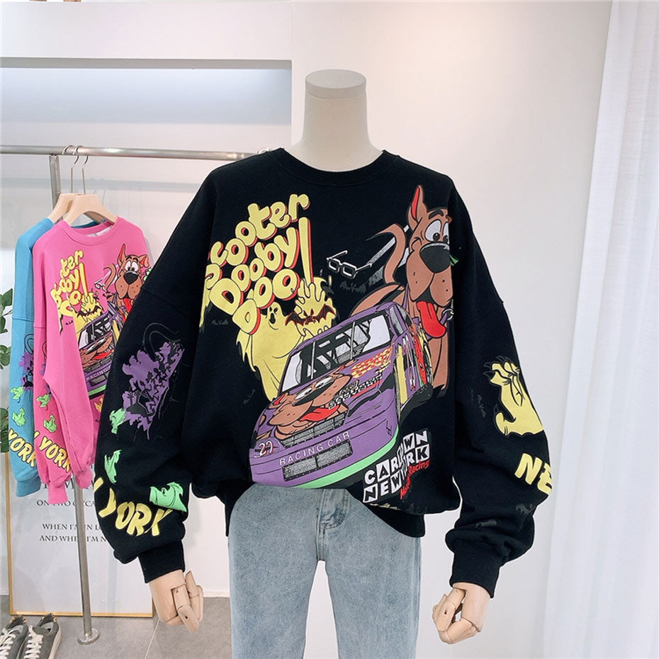 Oversized Scooby Doo Sweatshirt - 34 Threads