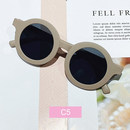 Childrens Round Frame Light Sunglasses - 34 Threads