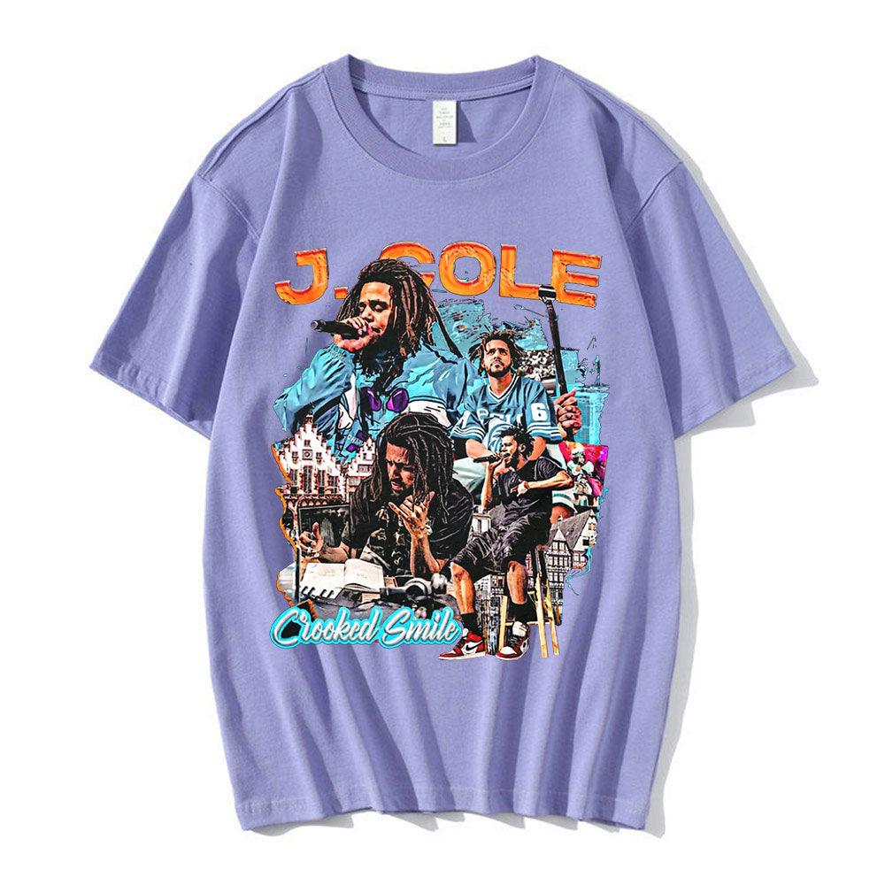 J. Cole Crooked Smile Oversized Tee - 34 Threads