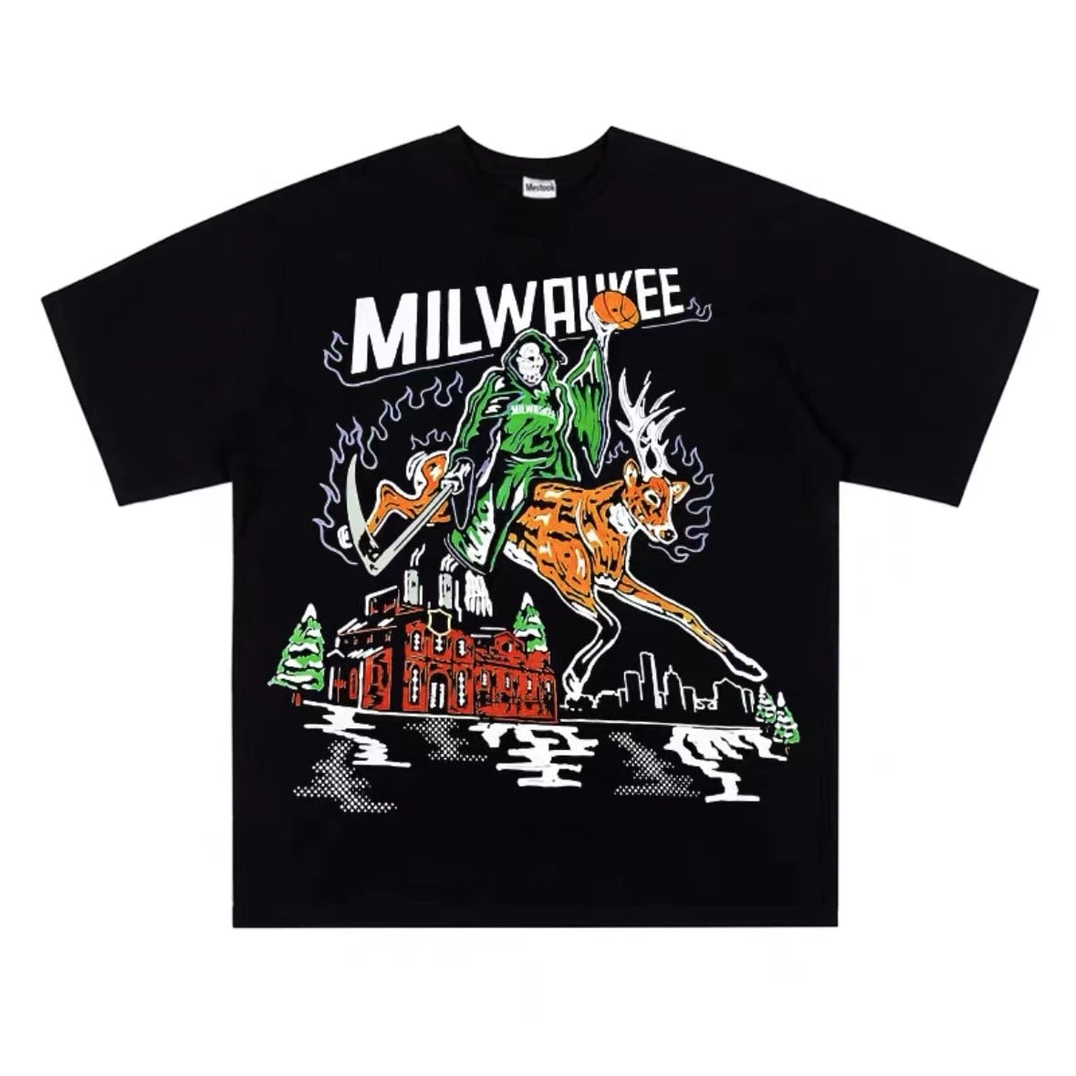 Retro Milwaukee Bucks T-Shirt - 34 Threads