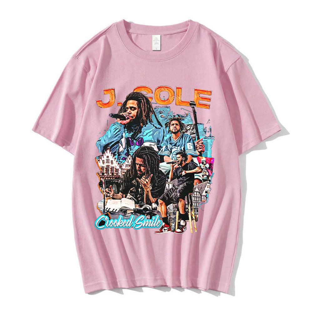 J. Cole Crooked Smile Oversized Tee - 34 Threads