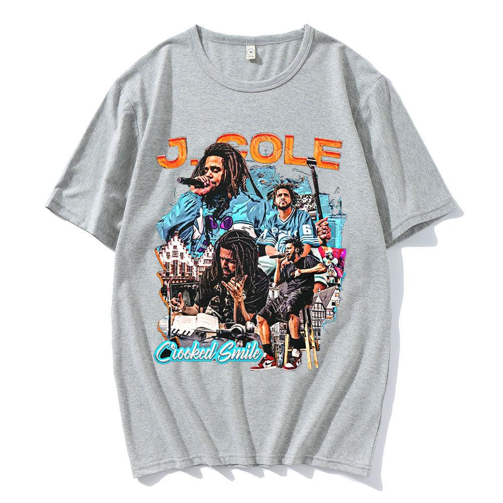 J. Cole Crooked Smile Oversized Tee - 34 Threads