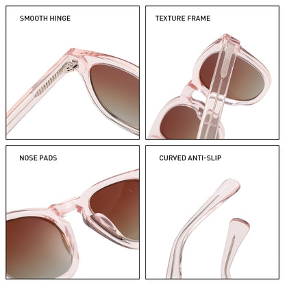 Classic Square Polarized Shades - 34 Threads